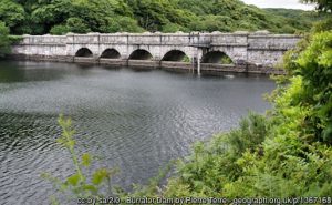 Burrator Dam, 2009, when water levels were normal